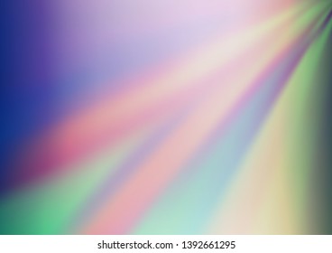 Light BLUE vector abstract blurred template. A vague abstract illustration with gradient. A completely new design for your business.