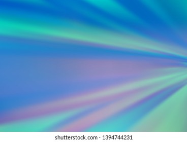 Light BLUE vector abstract blurred pattern. Colorful abstract illustration with gradient. A completely new design for your business.