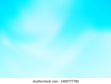 Light BLUE vector abstract blurred template. Modern geometrical abstract illustration with gradient. Brand new style for your business design.