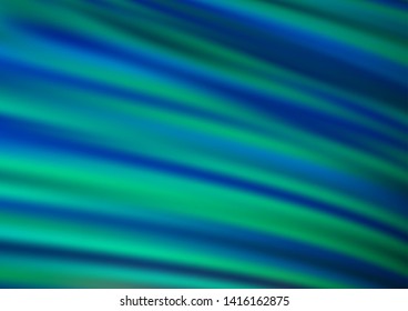 Light BLUE vector abstract blurred template. A completely new color illustration in a bokeh style. A completely new template for your design.