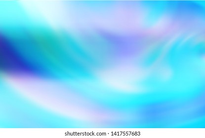 Light BLUE vector abstract blurred layout. A completely new colored illustration in blur style. The best blurred design for your business.