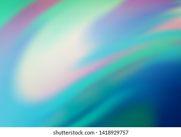 Light BLUE vector abstract blurred pattern. Colorful illustration in abstract style with gradient. A new texture for your design.