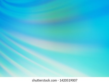 Light BLUE vector abstract blurred template. Creative illustration in halftone style with gradient. The elegant pattern for brand book.