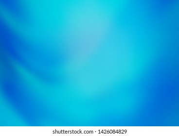 Light BLUE vector abstract blurred template. Modern geometrical abstract illustration with gradient. The background for your creative designs.