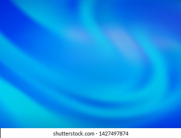Light BLUE vector abstract blurred template. Glitter abstract illustration with an elegant design. The blurred design can be used for your web site.