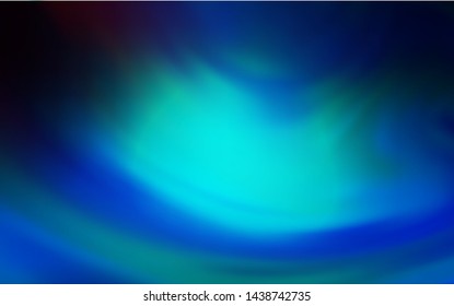 Light BLUE vector abstract blurred layout. Creative illustration in halftone style with gradient. Completely new design for your business.