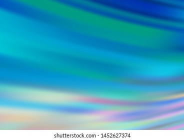 Light BLUE vector abstract blurred template. An elegant bright illustration with gradient. A completely new template for your design.