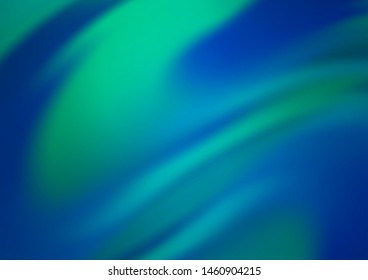 Light BLUE vector abstract blurred pattern. Glitter abstract illustration with an elegant design. The best blurred design for your business.