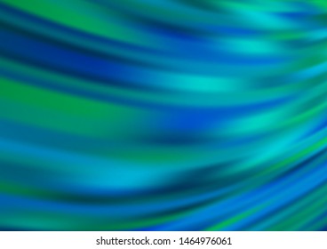 Light BLUE vector abstract blurred template. Glitter abstract illustration with an elegant design. Brand new design for your business.