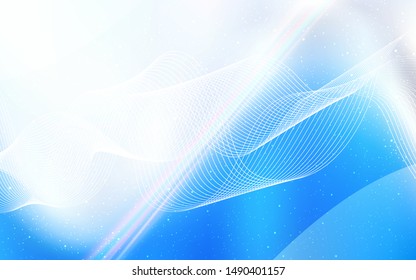 Light BLUE vector abstract blurred layout. Modern abstract illustration with gradient. Background for a cell phone.