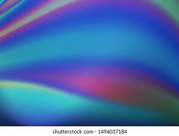 Light BLUE vector abstract blurred template. Colorful illustration in abstract style with gradient. A completely new template for your design.