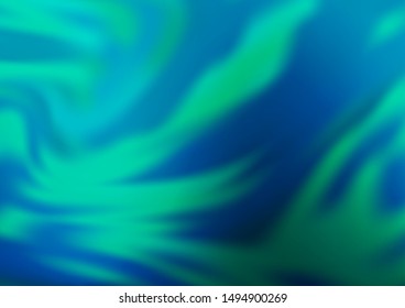 Light BLUE vector abstract blurred template. An elegant bright illustration with gradient. Brand new style for your business design.