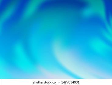Light BLUE vector abstract blurred background. A completely new color illustration in a bokeh style. A new texture for your design.