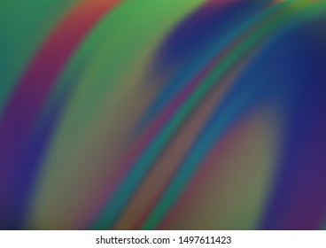 Light BLUE vector abstract blurred template. Creative illustration in halftone style with gradient. The template for backgrounds of cell phones.