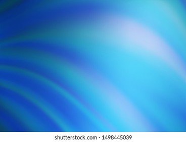 Light BLUE vector abstract blurred background. Colorful abstract illustration with gradient. A completely new design for your business.