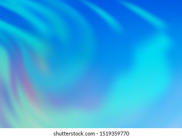 Light BLUE vector abstract blurred template. Modern geometrical abstract illustration with gradient. The elegant pattern for brand book.