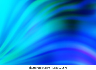 Light BLUE vector abstract blurred background. A completely new colored illustration in blur style. Completely new design for your business.