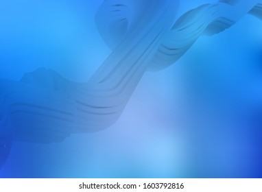Light BLUE vector abstract blurred layout. Shining colorful illustration in smart style. New style design for your brand book.