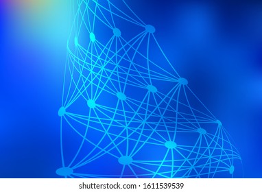 Light BLUE vector abstract blurred layout. Abstract colorful illustration with gradient. Background for a cell phone.