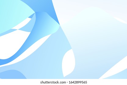 Light BLUE vector abstract blurred pattern. Colorful abstract illustration with gradient crooked lines. The textured pattern can be used for background.