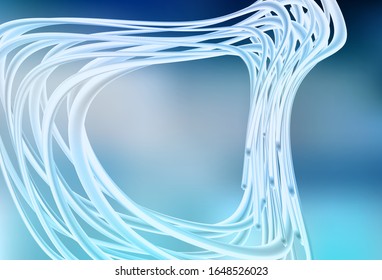 Light BLUE vector abstract blurred background. An elegant bright illustration with gradient. Background for a cell phone.