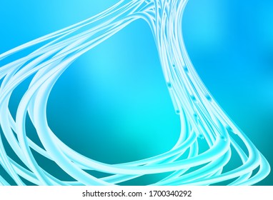 Fondo borroso abstracto del vector BLUE claro. Ilustración colorida en estilo abstracto con degradado. Nueva forma de tu diseño.