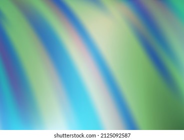 Light BLUE vector abstract blurred pattern. Glitter abstract illustration with an elegant design. A completely new template for your design.