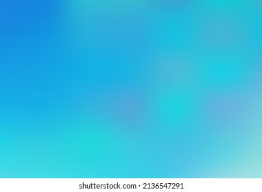 Light BLUE vector abstract blurred template. Creative illustration in halftone style with gradient. Template for any brand book.