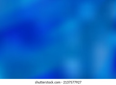 Fondo borroso abstracto del vector BLUE claro. Ilustración abstracta colorida con gradiente. El mejor diseño borroso para su negocio.