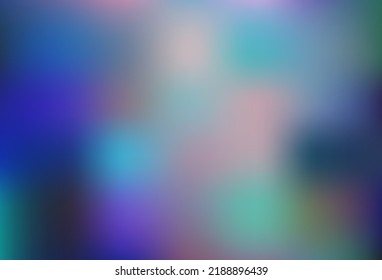 Plantilla borrosa abstracta de vector BLUE claro. Una ilustración de color completamente nueva en un estilo bokeh. Nuevo estilo para su diseño de negocio.
