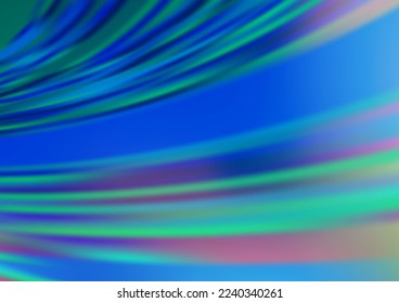 Light BLUE vector abstract blurred template. Colorful abstract illustration with gradient. A completely new template for your design.