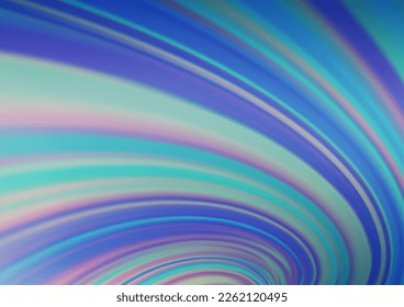 Fondo borroso abstracto del vector BLUE claro. Ilustración creativa en estilo de semitono con gradiente. El fondo para tus diseños creativos.