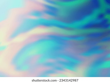 Light BLUE vector abstract blurred template. A completely new color illustration in a bokeh style. The blurred design can be used for your web site.