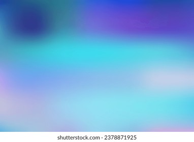 Light BLUE vector abstract blurred template. A completely new color illustration in a bokeh style. Smart texture for your design.