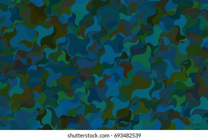 Light BLUE vector abstract blurred background. Colorful illustration in abstract cranked style with gradient. The template can be used as a background for cell phones.