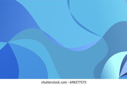 Light BLUE vector abstract blurred template. An elegant bright illustration with gradient. The pattern of blurred lines for your business design.