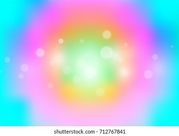 Light BLUE vector abstract blurred template. Shining colored illustration in a brand-new style. A completely new design for your business.