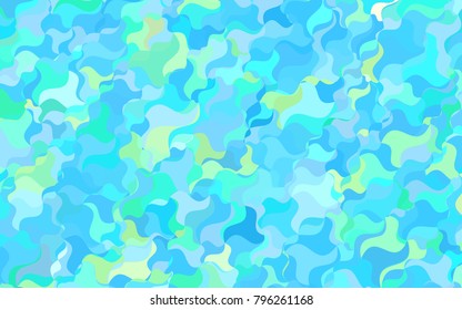 Plantilla borrosa abstracta de vector BLUE claro. Una elegante ilustración brillante con gradiente. Nuevo estilo para el diseño de su empresa.
