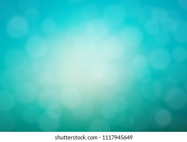 Light BLUE vector abstract bokeh background. Colorful illustration in abstract style with gradient. The template for backgrounds of cell phones.