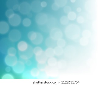 Light BLUE vector abstract bokeh pattern. Colorful abstract illustration with gradient. The best blurred design for your business.