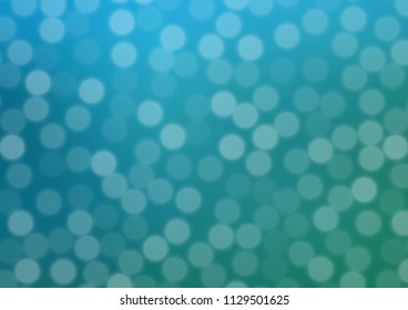 Light BLUE vector abstract bokeh pattern. Colorful illustration in blurry style with gradient. Brand new style for your business design.