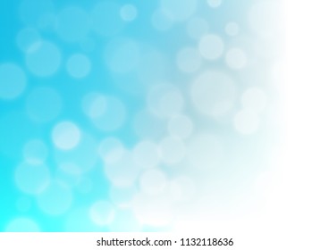 Light BLUE vector abstract bokeh pattern. Creative illustration in halftone style with gradient. A completely new design for your business.