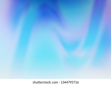 Light BLUE vector abstract bokeh pattern. Colorful illustration in abstract style with gradient. The template can be used for your brand book.