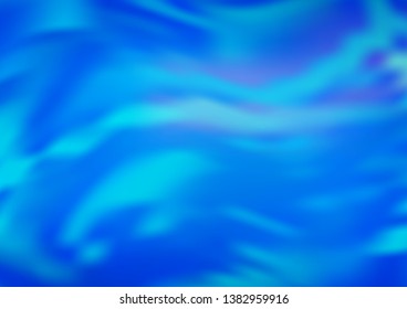 Light BLUE vector abstract bokeh pattern. Colorful illustration in blurry style with gradient. A completely new template for your design.