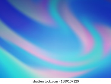 Light BLUE vector abstract bokeh pattern. Colorful abstract illustration with gradient. The template for backgrounds of cell phones.