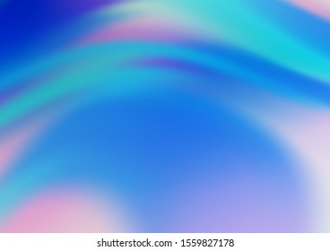 Light BLUE vector abstract bokeh pattern. Creative illustration in halftone style with gradient. Brand new design for your business.