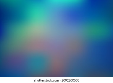 Light BLUE vector abstract bokeh pattern. Modern abstract illustration with gradient. Elegant cover for a brand book.