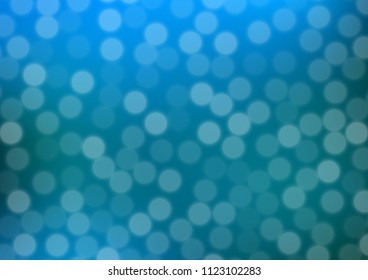 Light BLUE vector abstract bright template. A completely new color illustration in a bokeh style. The template can be used for your brand book.