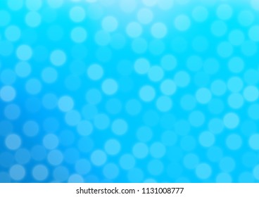 Light BLUE vector abstract bright template. A completely new color illustration in a bokeh style. A completely new template for your design.