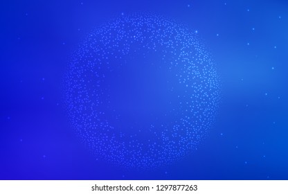 Light BLUE vector abstract bright texture. Creative illustration in halftone style with gradient. Background for designs.